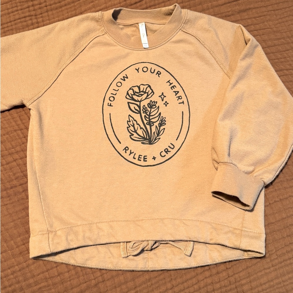 Rylee+cru girls sweater 4-5T like new condition